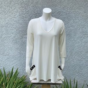 Mesmerize Sheer White Blouse Shirt 👚